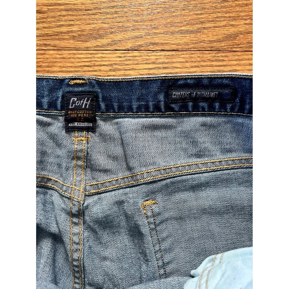 Citizens of Humanity Perfect Straight Leg Blue Jeans Mens 38 Classic Wash Denim